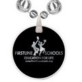 Baseball Shaped Combo Mardi Gras Beads with Decal on Disk
